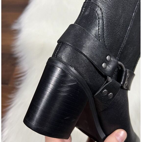 NEW Steve Madden Women's Size 6.5 M Black Leather Alessio Ankle‎ Boot Bootie - Picture 8 of 13